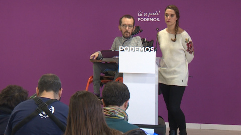 Rueda de prensa de Podemos Rueda de prensa de Podemos