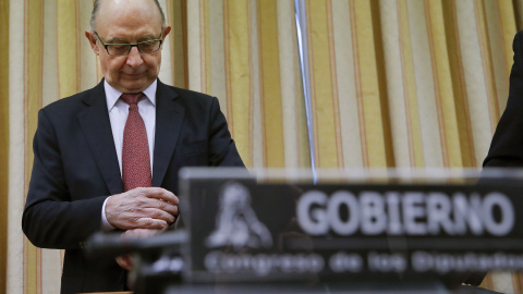El ministro de Hacienda, Cristóbal Montoro, en una comparecencia en wel Congreso. EFE El ministro de Hacienda, Cristóbal Montoro, en una comparecencia en wel Congreso. EFE