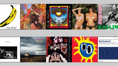 Las diez portadas icónicas de discos en la historia del rock. /PÚBLICO Las diez portadas icónicas de discos en la historia del rock. /PÚBLICO