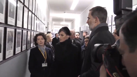 Los Reyes Felipe y Letizia visitan Auschwitz Los Reyes Felipe y Letizia visitan Auschwitz