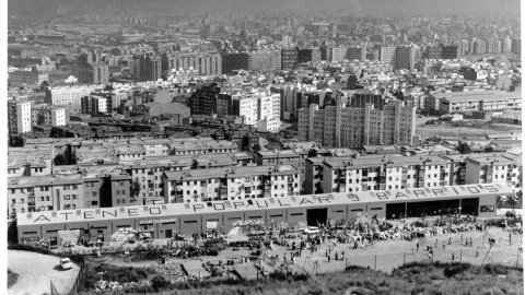 Panoràmica de l'Ateneu poc després de la seva recuperació. ATENEU 9 BARRIS