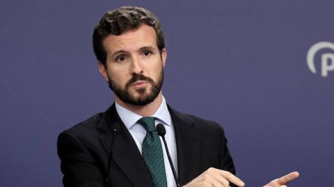 Pablo Casado, líder del PP.- EFE Pablo Casado, líder del PP.- EFE