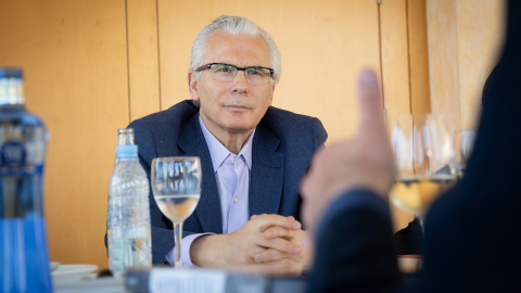 El exjuez Baltasar Garzón, en un acto en Barcelona, en abril de 2019. E.P./David Zorrakino El exjuez Baltasar Garzón, en un acto en Barcelona, en abril de 2019. E.P./David Zorrakino
