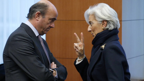 De Guindos y Lagarde, en 2013. REUTERS De Guindos y Lagarde, en 2013. REUTERS