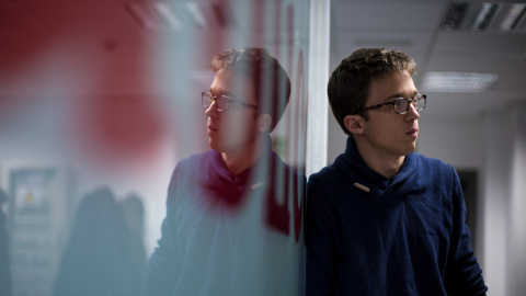 Íñigo Errejón en la redacción de 'Público', el viernes 3 de enero de 2017. JAIRO VARGAS Íñigo Errejón en la redacción de 'Público', el viernes 3 de enero de 2017. JAIRO VARGAS