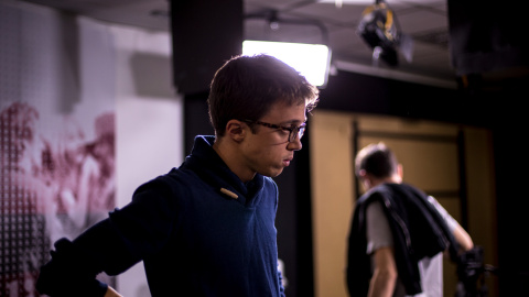 Íñigo Errejón en la redacción de 'Público', el viernes 3 de enero de 2017. JAIRO VARGAS Íñigo Errejón en la redacción de 'Público', el viernes 3 de enero de 2017. JAIRO VARGAS