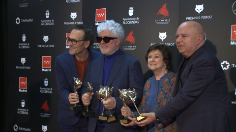 'Dolor y gloria' de Almodóvar arrasa en los Premios Feroz 'Dolor y gloria' de Almodóvar arrasa en los Premios Feroz