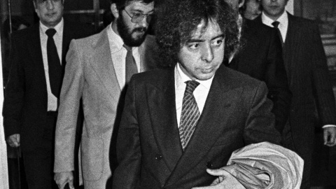 Fotografía de archivo, de noviembre de 1981, del expolicía de la Brigada Político Social del franquismo Antonio Fernández Pacheco, Billy el Niño, acusado de crímenes de lesa humanidad por torturas durante los últimos años de la dictadura. Fotografía de archivo, de noviembre de 1981, del expolicía de la Brigada Político Social del franquismo Antonio Fernández Pacheco, Billy el Niño, acusado de crímenes de lesa humanidad por torturas durante los últimos años de la dictadura. E