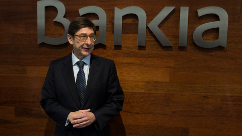 José Ignacio Goirigolzarri, presidente de Bankia, durante la presentación de los resultados de la entidad en 2016. REUTERS/Sergio Perez José Ignacio Goirigolzarri, presidente de Bankia, durante la presentación de los resultados de la entidad en 2016. REUTERS/Sergio Perez