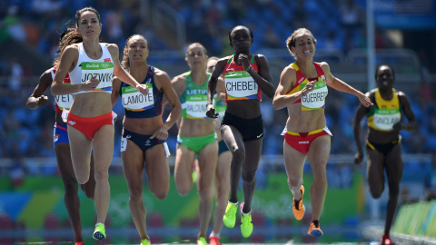 Esther Guerrero en una de sus pruebas