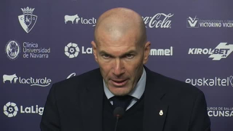 Zidane: "Hoy había que sumar" Zidane: "Hoy había que sumar"