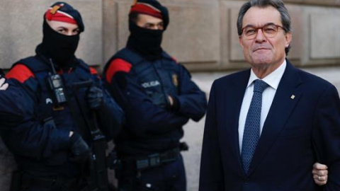 Artur Mas llega a la sede del TSJC. EFE Artur Mas llega a la sede del TSJC. EFE