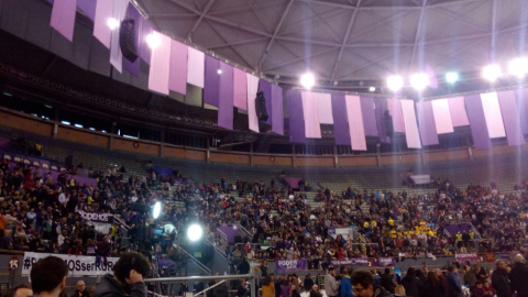 El Palacio de Vistalegre comienza a llenarse. El Palacio de Vistalegre comienza a llenarse.