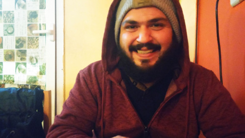 Feras Al Malat, actual sol·licitant d’asil, confessa que no se sent lliure. ANNA PALOU Feras Al Malat, actual sol·licitant d’asil, confessa que no se sent lliure. ANNA PALOU