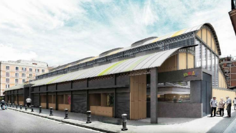 Simulació de com quedarà el reformat mercat gracienc.