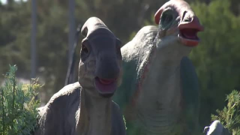 Los dinosaurios llegan a un peculiar 'parque jurásico' en California Los dinosaurios llegan a un peculiar 'parque jurásico' en California