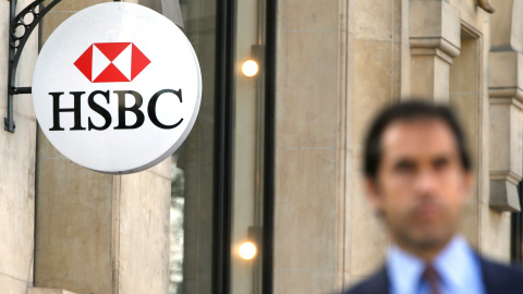 El logo del banco británico HSC en su sede de París. REUTERS/Gonzalo Fuentes El logo del banco británico HSC en su sede de París. REUTERS/Gonzalo Fuentes