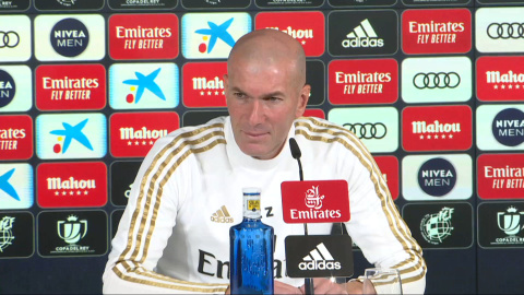 Zidane asegura que el Barça "nunca tiene debilidades" Zidane asegura que el Barça "nunca tiene debilidades"