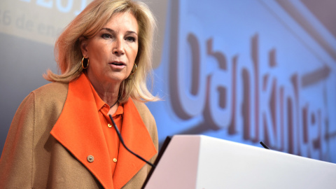 La consejera delegada de Bankinter, María Dolores Dancausa, en la presentación de los resultados del banco en 2016. EFE La consejera delegada de Bankinter, María Dolores Dancausa, en la presentación de los resultados del banco en 2016. EFE