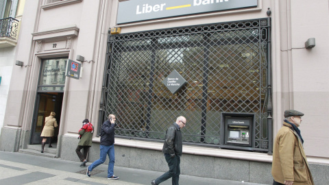 Una oficina de Liberbank. E.P.