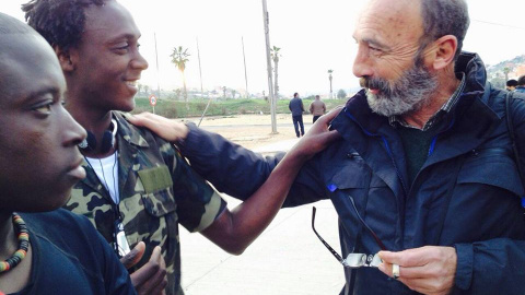 El activista José Palazón está recibiendo muetsras de apoyo y solidaridad desde todo el mundo.- FACEBOOK El activista José Palazón está recibiendo muetsras de apoyo y solidaridad desde todo el mundo.- FACEBOOK