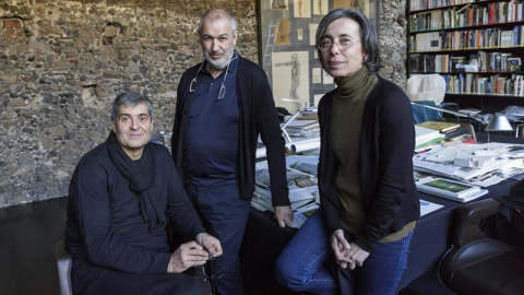 Rafael Aranda, Carme Pigem i Ramon Vilalta Rafael Aranda, Carme Pigem i Ramon Vilalta