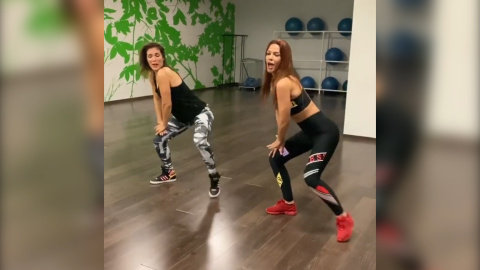 Tamara Gorro demuestra que también domina el baile Tamara Gorro demuestra que también domina el baile