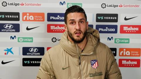 Koke: "En el primer tiempo no nos hemos sentido muy cómodos" Koke: "En el primer tiempo no nos hemos sentido muy cómodos"