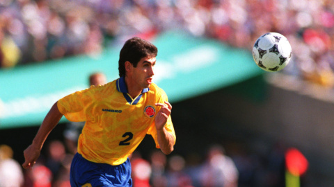 Andrés Escobar durante un partido con la selección de Colombia. /CORDON PRESS Andrés Escobar durante un partido con la selección de Colombia. /CORDON PRESS