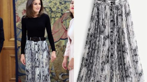 Doña Letizia apuesta por la moda "low cost" Doña Letizia apuesta por la moda "low cost"