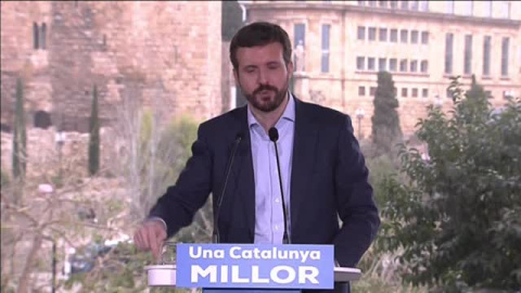 Casado: "Sánchez debe cesar hoy mismo a Pablo Iglesias" Casado: "Sánchez debe cesar hoy mismo a Pablo Iglesias"