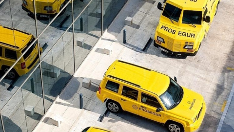 Vehículos blindados de transportes de valores de Prosegur. E.P. Vehículos blindados de transportes de valores de Prosegur. E.P.