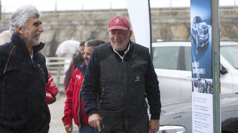El rey emérito Juan Carlos de Borbón, en el Club Náutico de Sanxenxo. Maria Muiña/Sailingshots El rey emérito Juan Carlos de Borbón, en el Club Náutico de Sanxenxo. Maria Muiña/Sailingshots