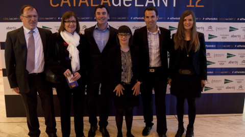 La familia de Anna Vives al completo / MONTSERRAT BASSAS