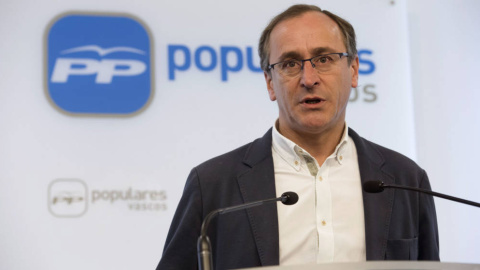 El presidente del PP vasco, Alfonso Alonso, en una fotografía de archivo. EFE El presidente del PP vasco, Alfonso Alonso, en una fotografía de archivo. EFE
