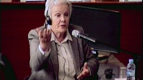 Imagen institucional de la Audiencia de Barcelona que juzga el caso Palau de la declaración de Marta Vallés./EFE Imagen institucional de la Audiencia de Barcelona que juzga el caso Palau de la declaración de Marta Vallés./EFE