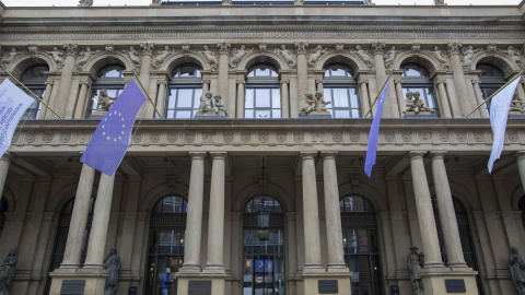 La sede de la Bolsa de Fráncfort (Alemania). EFE/Alexander Becher