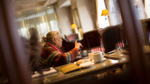 La actriz Terele Pávez, en un momento de la entrevista en el Hotel Emperador. REPORTAJE FOTOGRÁFICO: CHRISTIAN GONZÁLEZ La actriz Terele Pávez, en un momento de la entrevista en el Hotel Emperador. REPORTAJE FOTOGRÁFICO: CHRISTIAN GONZÁLEZ