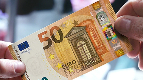 Nuevo billete de 50 euros. Nuevo billete de 50 euros.