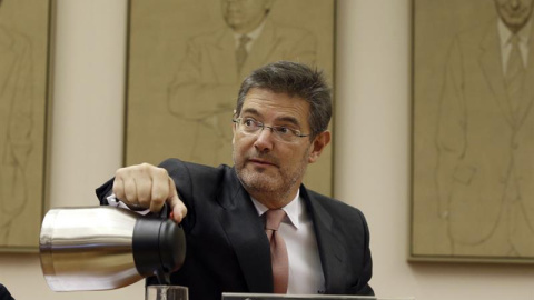 Rafael Catalá durante la comparecencia este jueves / EFE Rafael Catalá durante la comparecencia este jueves / EFE