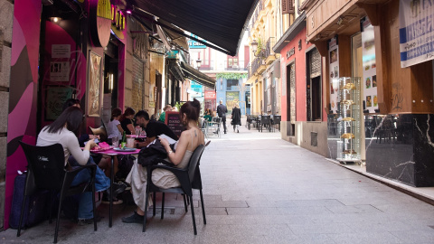 Ambiente en una terraza de un bar, a 21 de marzo de 2024 en Madrid - EP Ambiente en una terraza de un bar, a 21 de marzo de 2024 en Madrid - EP