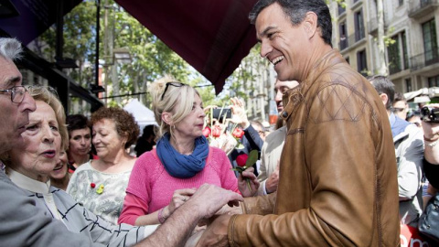 Pedro Sánchez, este domingo en Barcelona. EFE/Marta Pérez Pedro Sánchez, este domingo en Barcelona. EFE/Marta Pérez