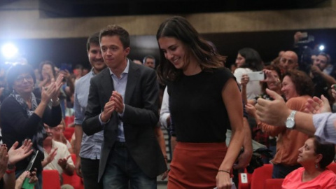Íñigo Errejón y Rita Maestre, en una reunión de las bases de Más Madrid./ EUROPA PRESS (Jesús Hellín) Íñigo Errejón y Rita Maestre, en una reunión de las bases de Más Madrid./ EUROPA PRESS (Jesús Hellín)