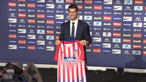 Álvaro Morata, nuevo delantero del Atlético de Madrid Álvaro Morata, nuevo delantero del Atlético de Madrid