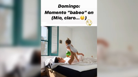 Natalia Sánchez "babea" con Marc Clotet y su hija Lía Natalia Sánchez "babea" con Marc Clotet y su hija Lía