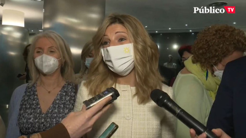 Yolanda Díaz: "No me van a encontrar discutiendo por puestos" Yolanda Díaz: "No me van a encontrar discutiendo por puestos"
