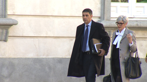 Trapero llega al Tribunal Supremo durante el juicio del 'procés' Trapero llega al Tribunal Supremo durante el juicio del 'procés'