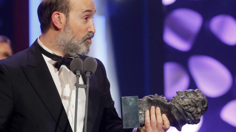 Javier Cámara se llevó el Goya al mejor actor secundario. Era el gran favorito. / BALLESTEROS (EFE)