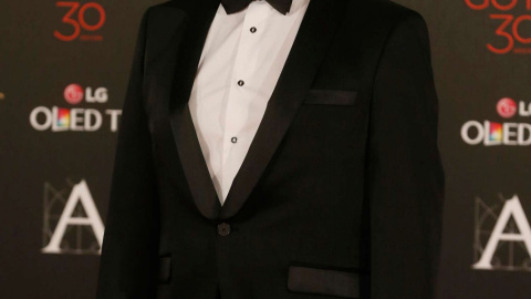 ¿Saben quién es?  El actor Pedro Casablanc, nominado a actor protagonista por interpretar a Lusi Bárcenas "B,la película". Para que luego digan que el extesorero no aporta nada a la cultura del país. / JUANJO MARTÍN (EFE)