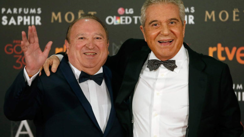 Para algunos, una pareja mítica del cine español: Fernando Esteso y Andrés Pajares. / JUANJO MARTÍN (EFE)